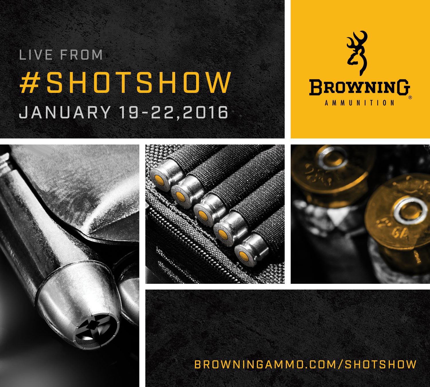Browning Ammo will be at SHOT Show January 19-22!