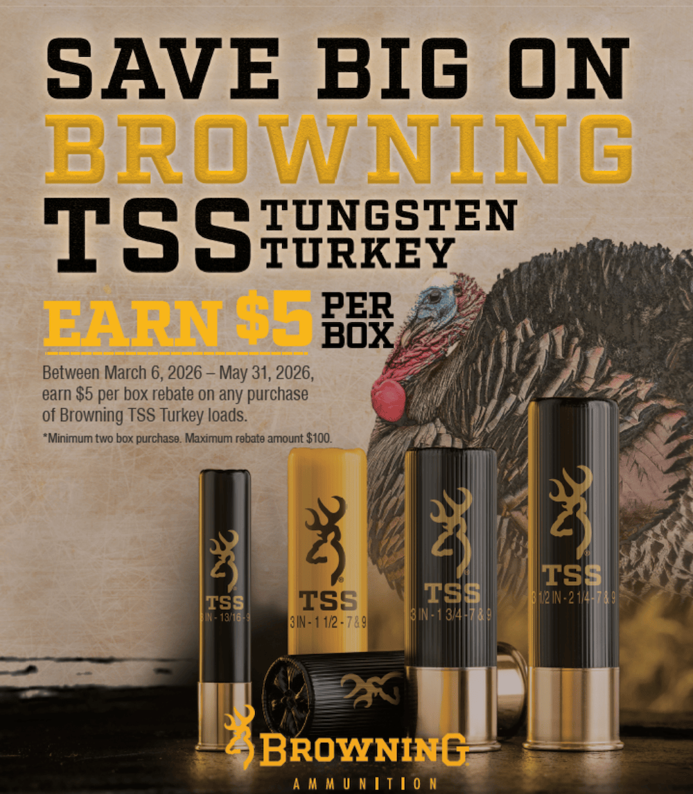 Browning Ammunition Spring Turkey Rebate is Live