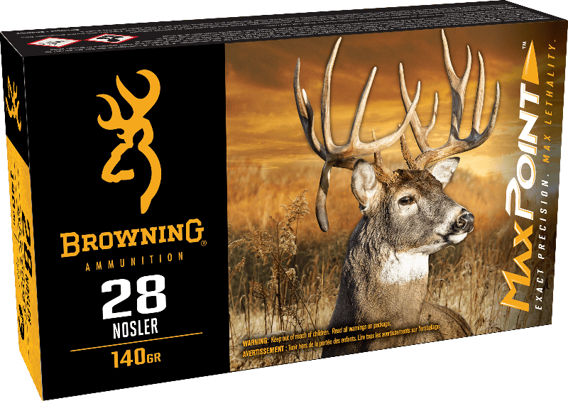 Browning Ammunition Expands MaxPoint™ Line to Include 28 Nosler