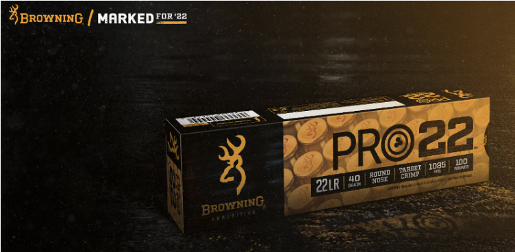 Browning Ammunition Introduces PRO22 Rimfire